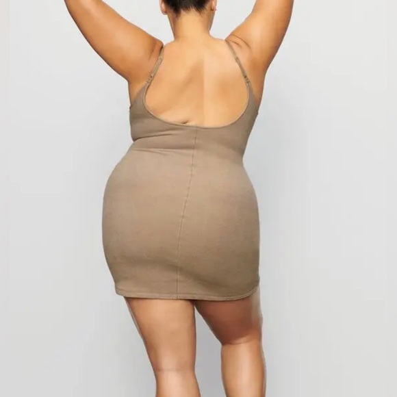 NWOT SKIMS TERRY MINI SLIP DRESS DESERT 3X SOLD OUT ITEM - Picture 4 of 6